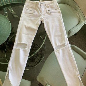 White Denim Zara Jeans Size 6